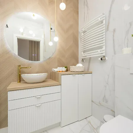 Stylish Apartment With Balcony 7Th Floor By Noclegi Renters Warschau Exterior foto